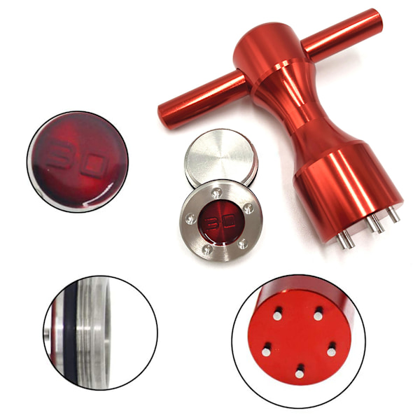 Vikt 2 st 30g Vikter Skiftnyckel Set Putter Skruv Vikter Putter Skruvnyckel Set Golftillbehör