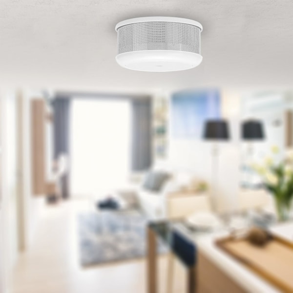 Pålitligt kolmonoxidlarm med digital display, 10 års batteridrift för kontinuerligt skydd, lämpligt för olika platser