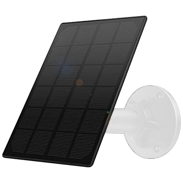 Solpanel för laddningsbart batteri utomhuskamera, med vit