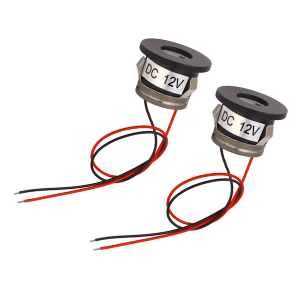 2 ST Små LED Spotlights 1W 80LM Aluminium Infällda Mini Spot Lampor Tak Downlight för Klädsel Studierum Bil