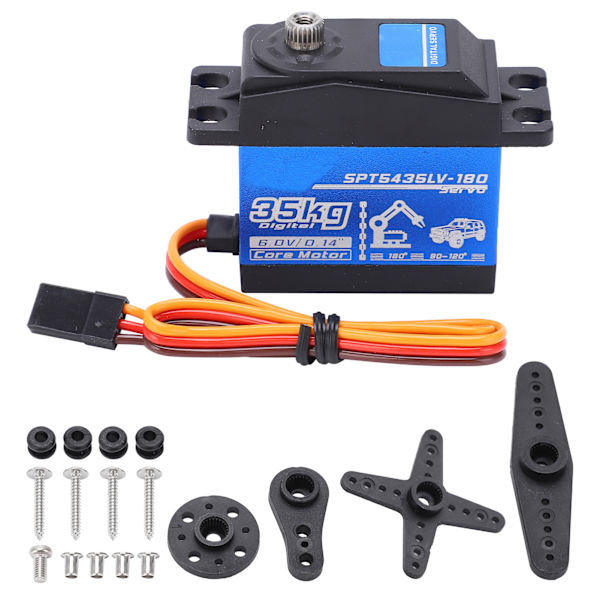 Digital metallväxel servo SPT5435LV 35kg 90° stort vridmoment för 1:8 1:10 RC bilmodelldelar
