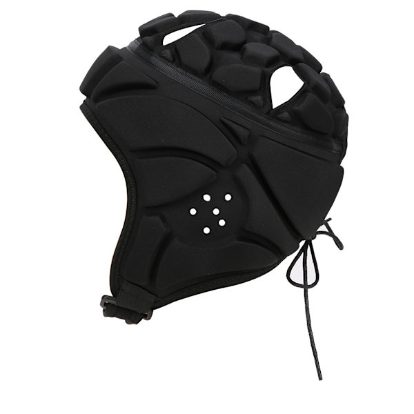 Utomhus Sport Mjuk Hjälm Huvudskydd för Träning Baseball Fotboll Målvakt PitcherSvart S