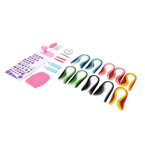 Quilling-kit för gör-det-själv – Intressanta, färgglada, dekorativa och attraktiva hantverksmaterial för pysselentusiaster