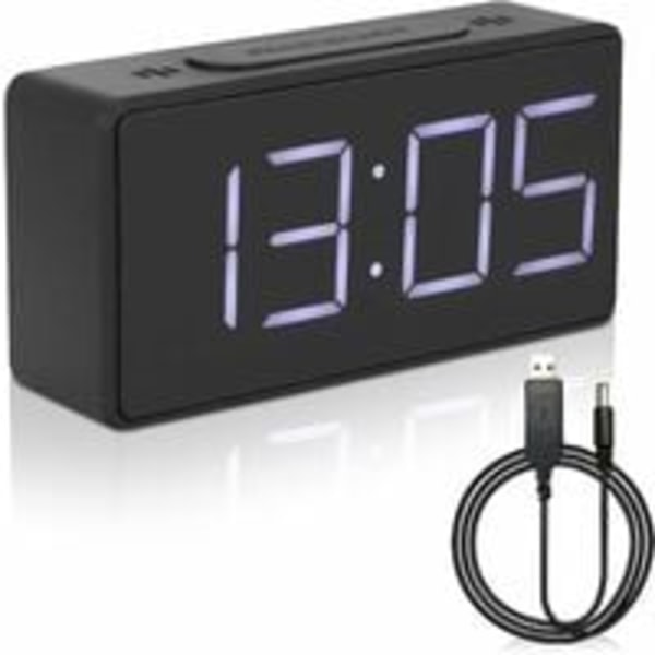 LED-väckarklocka, sängklocka, studentväckarklocka