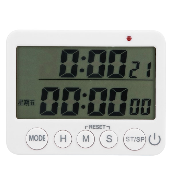 Timer Tid Påminnelse Klocka Liten Bärbar Köksverktyg Mute Vibration för Köksbakning