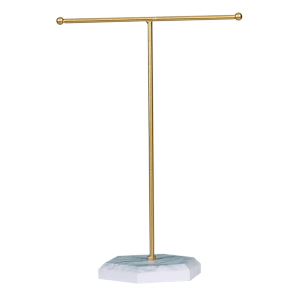 Smyckesställ i metall Elegant Örhänge Halsband Organizer för Sovrum Toalettbord
