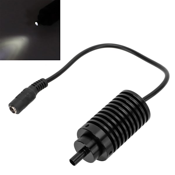 Mikroskop Koaxial Ljus LED Hög Ljusstyrka Slitstark Värmeavledning Mikroskop LED Spotljus AC100V‑240VΦ6mm EU-kontakt Vit