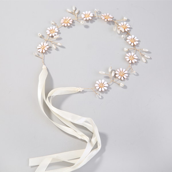 Elegant Design med Kristallblad av Högkvalitativ Solid Legering, Pärl- och Strassinfattad Böjbar Tiara för Bröllopsfester Cosplay Bal Kvällsevenemang
