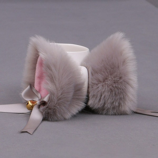 Cat Ears Hårklämmor Halloween Fox Ears Furry Headpiece