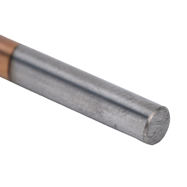 Fräsverktyg med konisk kullager, hårdmetall i volfram, belagd för ändfräsning, spårning R0.25x20.5xD4x50