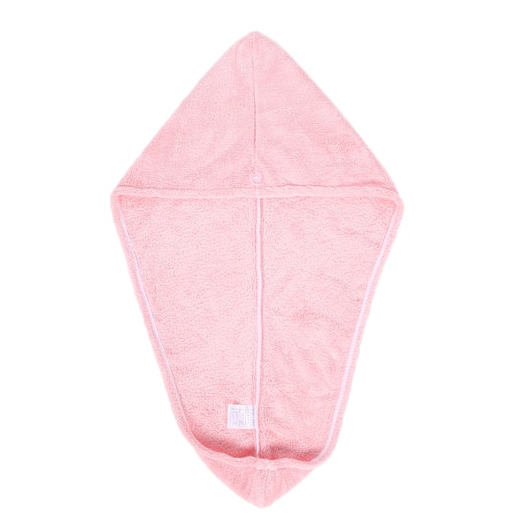 Badlakan Wrap Coral Fleece Spa Kvinnor Justerbar Dusch Wrap med Hatt för Hemma SkönhetssalongRosa