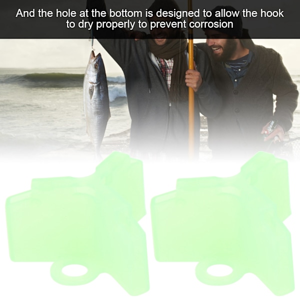 50 st Treble Hook Skyddande Hölje Säkerhetsöverdrag Polyeten Bonnets GuardsSpring Design