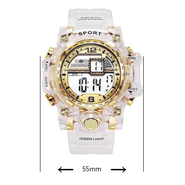 Watch Elektronisk watch SILVER silver silver