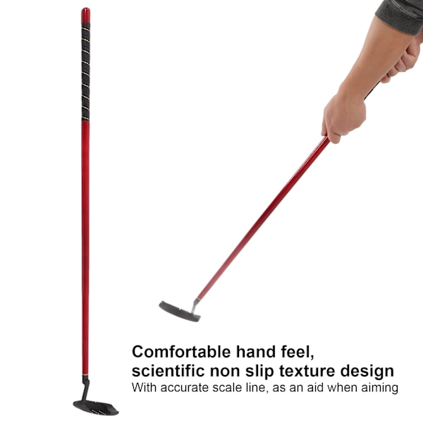 Bärbar golfputtning presentset 3-delad golfputter träningslåda höger hand för hemmakontor inomhus