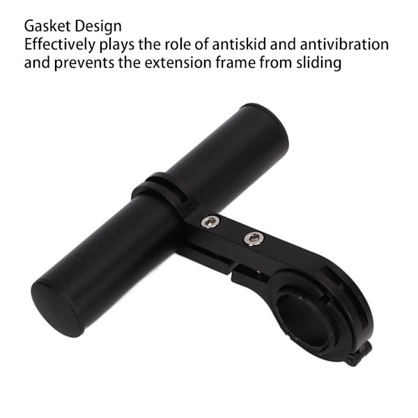 Cykelförlängningshållare Multifunktionell 10cm Cykel Aluminiumlegering Förlängning Enpolig Fäste