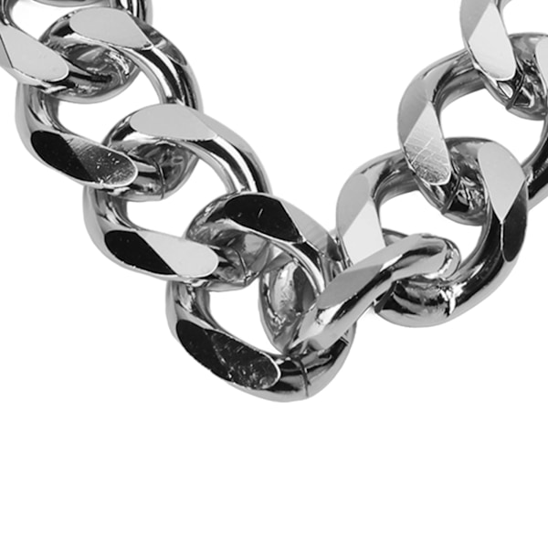Aluminium Curbkedjor 10 Meter Justerbar Längd DIY Hantverk Smycke Kedjelänk Halsband för Reklamtavla Silver
