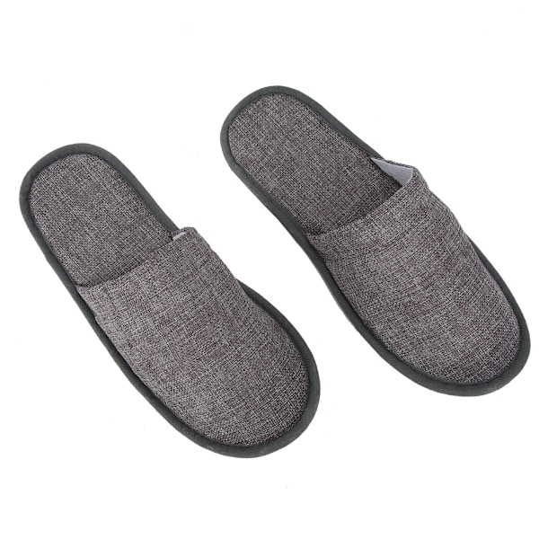 Mjuka Unisex Tofflor, Hygieniska Bekväma Engångstofflor För Gäster Hem Spa Inomhus Bröllop Resa Fest, Halkfri EVA-sula Andningsbara