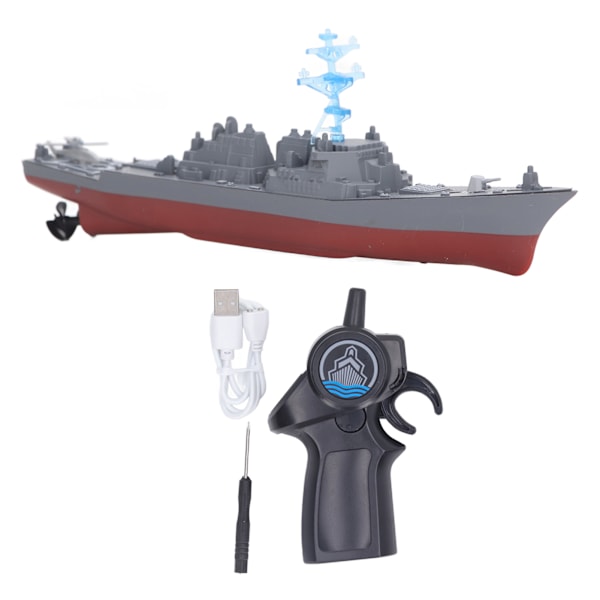 2.4G RC Flygplan Båtleksak Simulerad Dubbel Propeller Vattensensor Fjärrkontroll Båt Leksak Typ B
