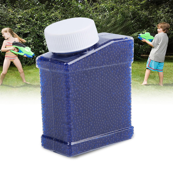 Cirka 20 000 st/flaska 7-8 mm färgade kristallkulor kulor för vattenpistol barns leksak blå