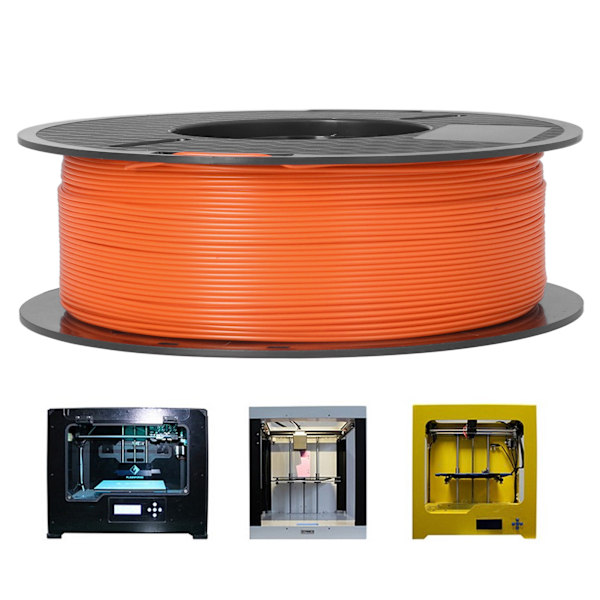 3D-skrivarfilament 1.75mm 1kg PLA-filament Miljövänligt Rökfritt Luktfritt 3D-skrivarförbrukning Orange