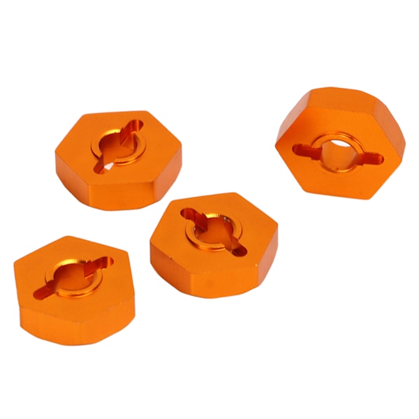 4 st 12mm Hex Nav Adaptrar i Aluminiumlegering med Axelstift för TRAXXAS 1/16 RC Bildelar