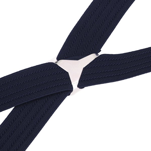 Herr Suspender Ca 1x41.3in Halksäker Säker Hållbar Robust Metall Bred Tillämplighet Klänning Suspender för Arbete BröllopMarinblå