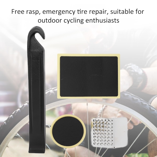 30 st Cykel Däck Lappa Glueless Självhäftande Cykel Däck Slang Punktering Reparation Lappa