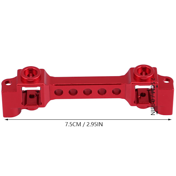 Metall Front Bakre Bil Skalpelare Montering för Traxxas TRX-4 1/10 Skala RC Bil (Röd)