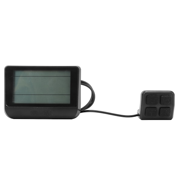 Elektrisk Cykel Display Panel Universal ABS Hölje 5 Pin Vattentätt Gränssnitt LCD Display Mätare 24V 36V 48V
