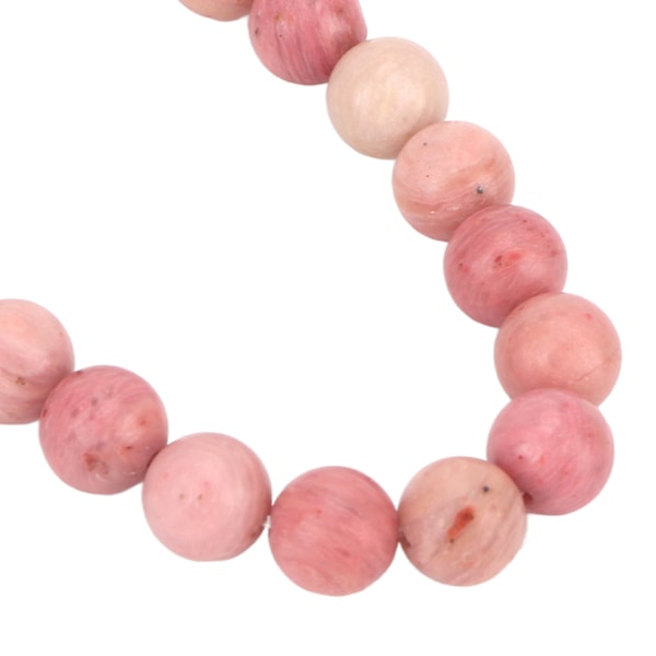 8MM Pärlarmband Unisex Stressavlastning Jadesten Stretch 23st Pärlor Healing Smycken för Yoga Meditation Rosa