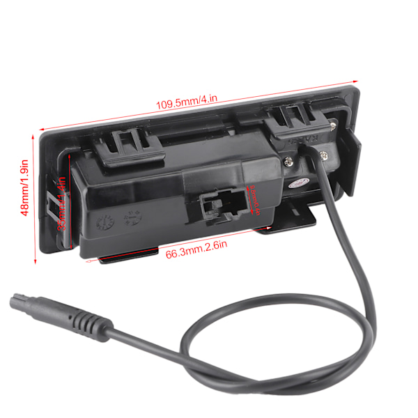 Backkamera för Bagagelucka Original Dynamisk Trajektor Passar för A4/A3/A4L/Q3/S3/Q4