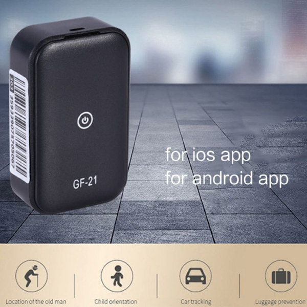 GPS-tracker GF21 Mini Realtid Bil Tracker Anti-förlust Enhet Röststyrning Inspelning Locator Högdefinitionsmikrofon