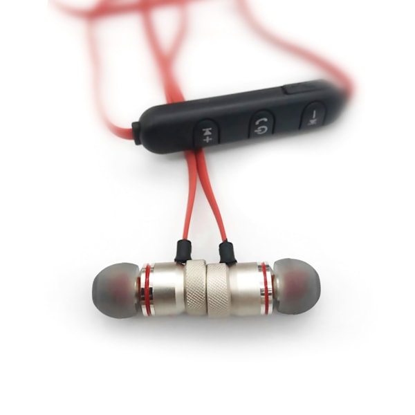 Bluetooth Hörlurar Trådlösa Fitness Hörlurar Stereo Headset Musik In-Ear Hörsnäckor