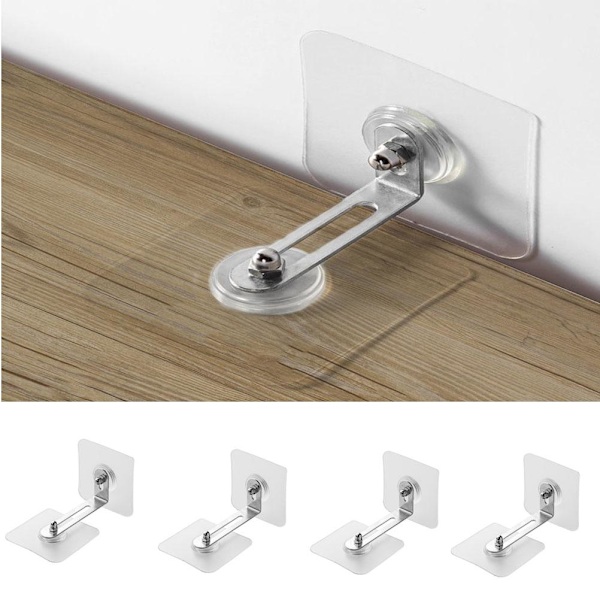 4 st/set TV-skåp fast förhindra dumpning enhet stansfri möbel anti-fall fixtur för sidobord och skåp