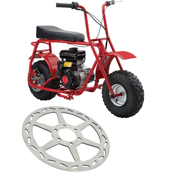 Bakbromsskivor med bromsbelägg 180mm Metalllegering Keramisk Ersättning för Baja Doodle Bug DB30