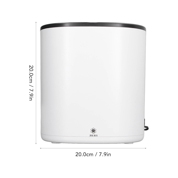 4,5L Bärbar Minitvättmaskin Bärbar Hinktvättmaskin Strumpor Underkläder Tvättmaskin för Camping Resor Lägenhet Sovsal 100‑240V Vit EU-kontakt