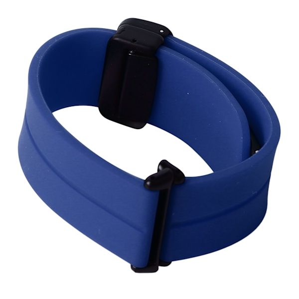 Klockarmband Silikon Magnetisk Vikbar Flexibel Vattentät Klockrem för Mi Band 8 Pro Blå