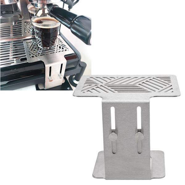 Kaffe Maskin Elektronisk Vågställ 304 Rostfritt Stål Justerbar Höjd Kaffe Maskin Vågskål Stativ Silver