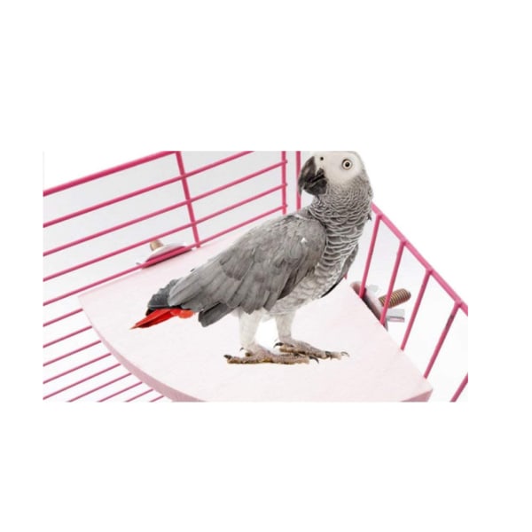 Träpinne Fågelplattform Papegojstativ Lekplats Burtillbehör för Små Anminals Råtta Hamster Gerbil Råtta Mus Undulat Finkar Conure Budgie