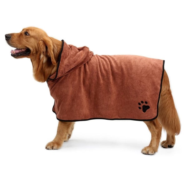 Husdjurskläder, badrock för husdjur, handduk, uppsugande hundbadhandduk