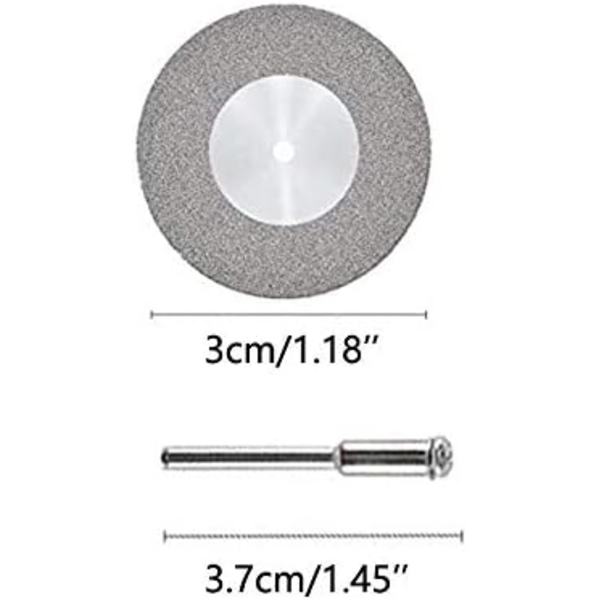 Diamantkapskiva Bladsågssats Set Hartssågblad Mini HSS sågblad Mini Diamantskivor Bladsåg för trä Metall Sten Plast