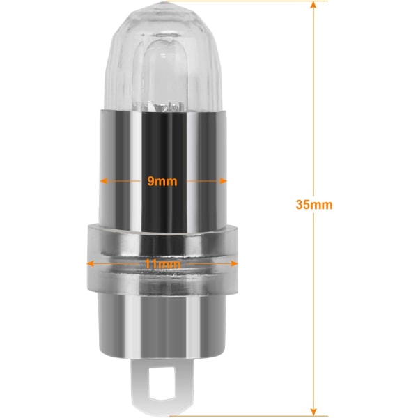 24x Mini LED-ballongljus Vattentät belysning för papperslykta
