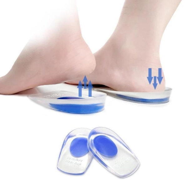 2-pack hälinsatser - Silikonskoinsatser - Transparent blå