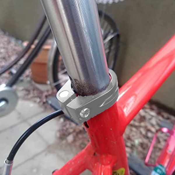 Cykel Sadelstolpsklämma Aluminiumlegering Sadelrörsklämma Cykel