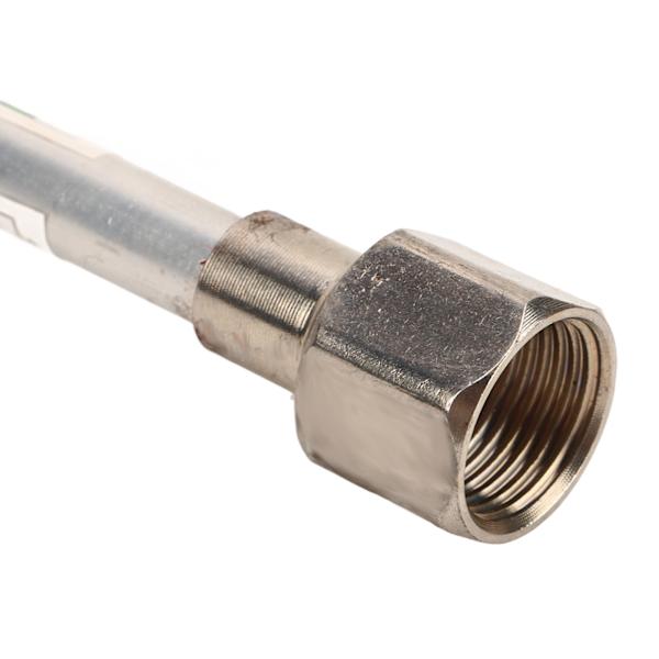 2PCS Sprayförlängningsstång G7/8 14 Rostfritt Stål Spraymunstycke Förlängningsstång Ersättning för Hem Silver