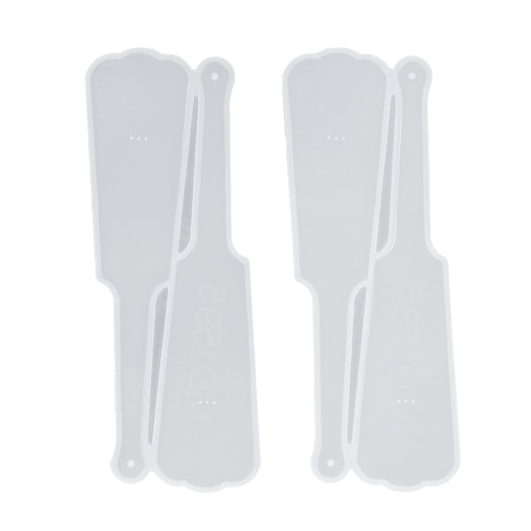 2PCS Silikonform DIY Produktion Återvinningsbar Fällbar Fjäder Silikonform för Jul Födelsedagsfest