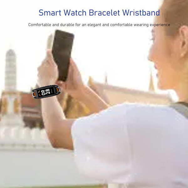 Smart Watch Armband Armband Hudvänlig Justerbar Bekväm Hållbar PU Läder Klockarmband för Redmi Band 2 Brun