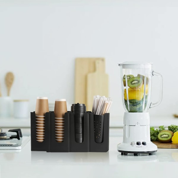 Pappersmugg och lockhållare Engångskaffebehållare