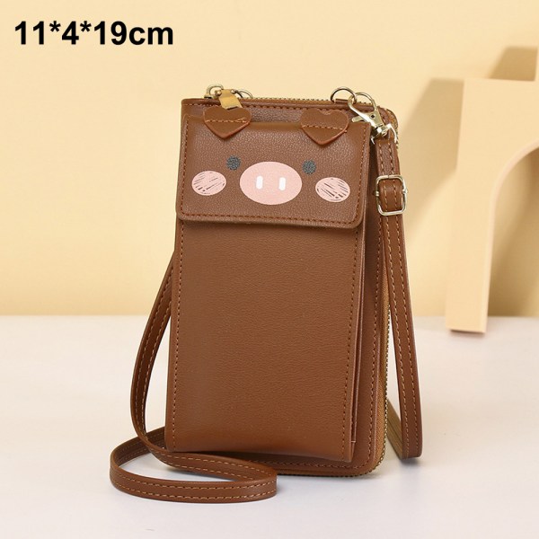 Kvinnor liten cross-body väska Mobiltelefon handväska Smartphone plånbok  brown cc5e | brown | Fyndiq