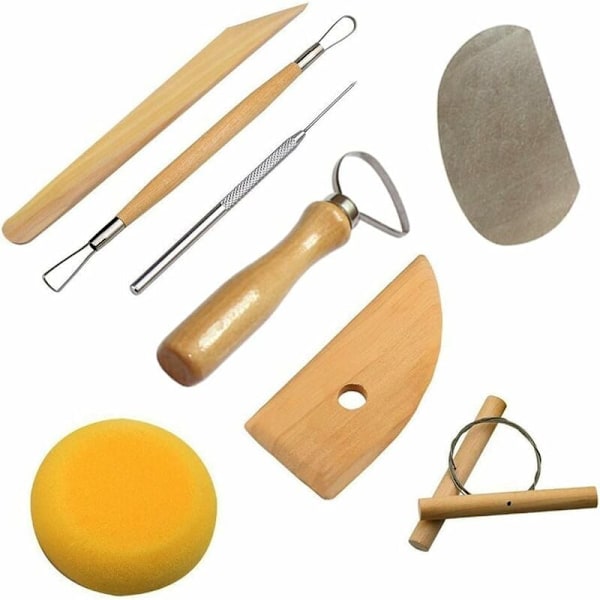 Masterpiece Maker, Dubbelsidig Design Keramik Skärverktyg, Utsökt Design Konst Hantverk Kit, 30 st